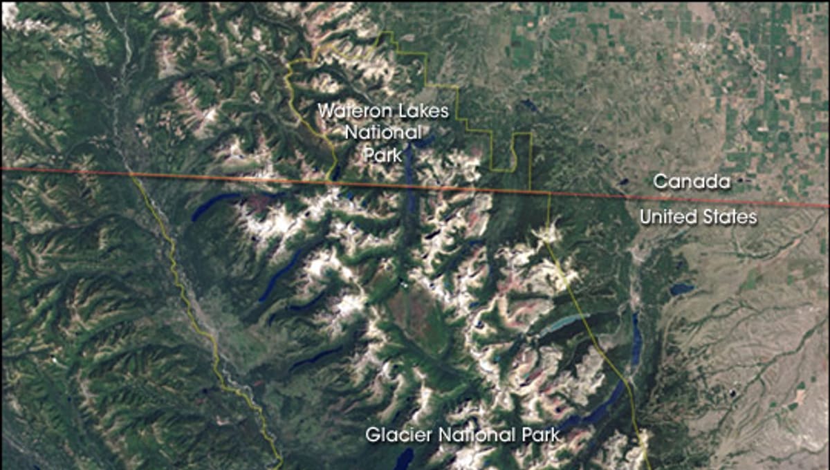 Waterton-Glacier International Peace Park